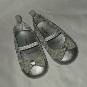 Koala Kids Sparkly Silver Dress Shoes